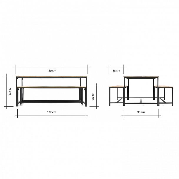 Обеденная группа Lomond - Вид 5