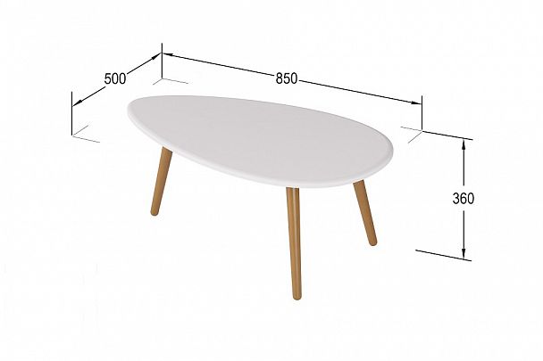 Стол журнальный Твинс - Вид 5