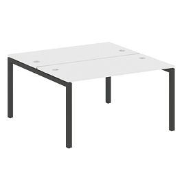 Metal System Quattro Р. ст. на П-образном м/к 50БП.РАС-СП-2.3 Белый/Антрацит металл 1400*1475*750 - Фото предпросмотра