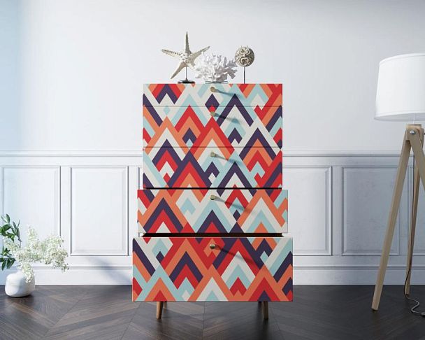 Комод высокий Berber принт 2 арт BB10/Print_02 - Вид 2