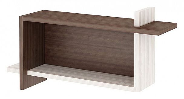 Полка книжная Домино ПК-16 Карамель/Шамони - Вид 1