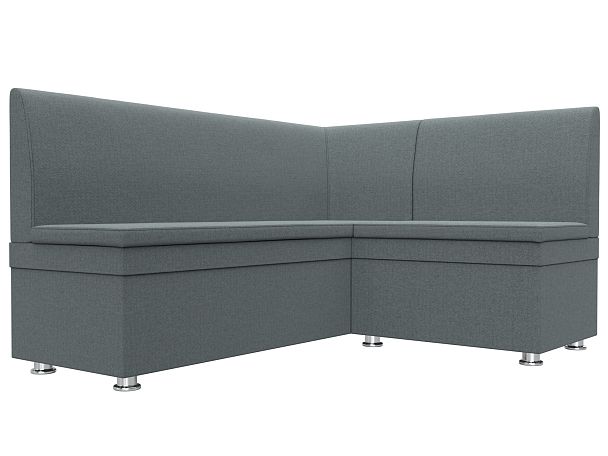 Диван кухонный угловой Уют правый угол Рогожка серый - Вид 3