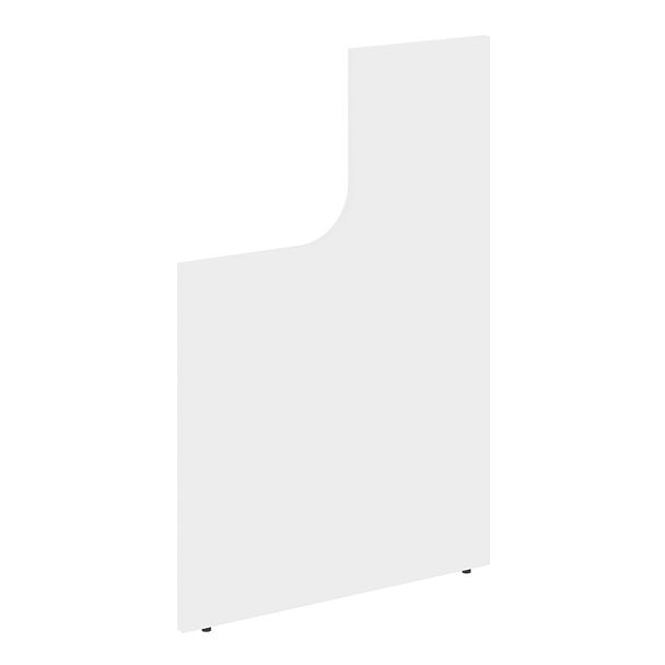 Onix Стойка (боковина) завершающая высокая с вырезом левая O.R-SVV (L) Белый бриллиант 25*766*1187 - Вид 1