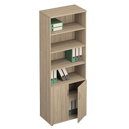 Шкаф для документов полузакрытый Формула ФР 371 вяз светлый - Фото предпросмотра
