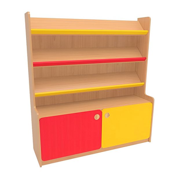 Стеллаж Книжный уголок, цветной фасад - Вид 1