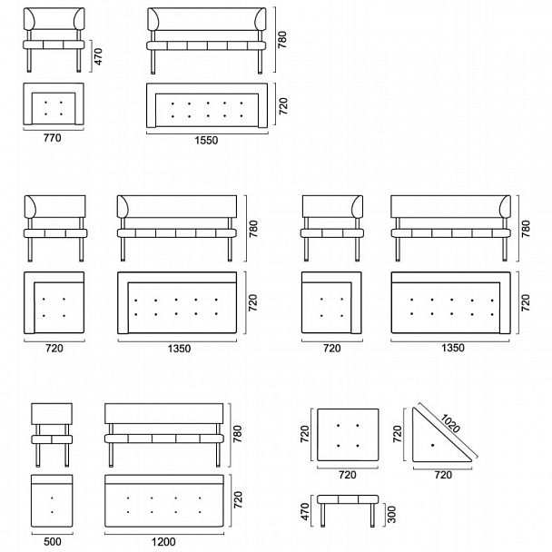 Угловой диван "Тревизо" 5-местный - Вид 6