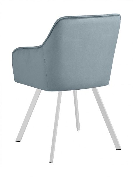 Комплект кресел поворотных Мони, Confetti dusty blue/белый, 2 шт. - Вид 6