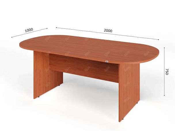 ЛАЙТ / LIGHT RLG010-20x10 Конференц-стол 200x100x75 Орех Итальянский - Вид 6