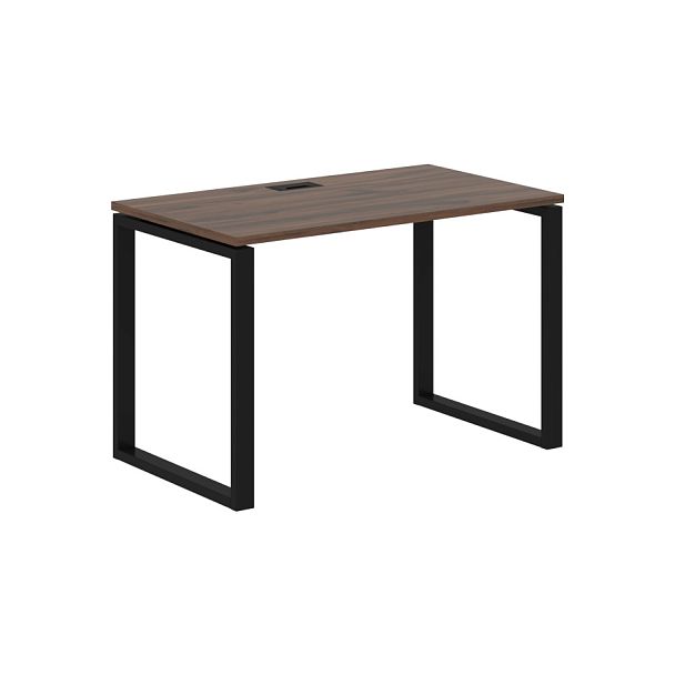 Стол прямой EQST 1167 Дуб Денвер тёмный/Черный 1160х670х750 EDIS - Вид 1