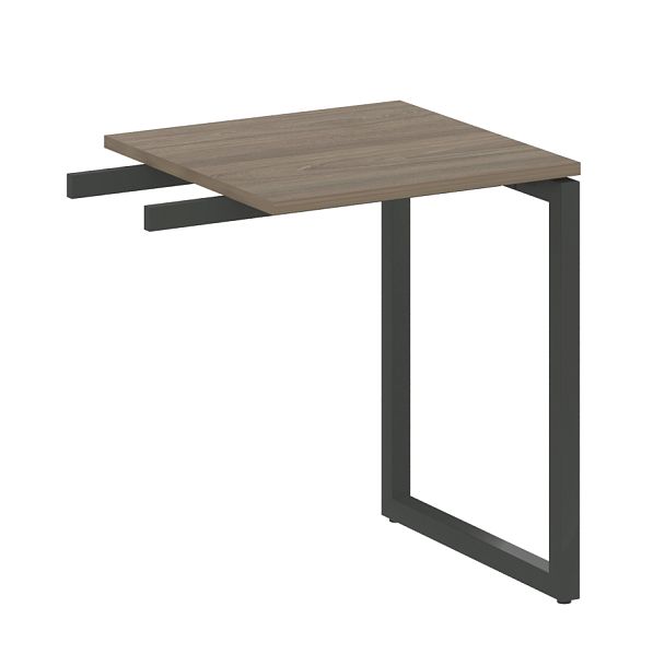 Metal System Quattro Приставной элемент на О-образном м/к 40БО.ПР-1 Вяз/Антрацит металл 600*600*750 - Вид 1