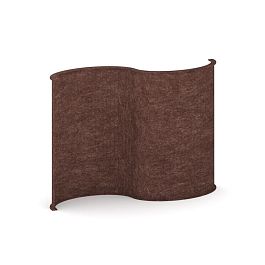 AcustiX Напольная S-образная перегородка VE.NSP-1800 Молочный Шоколад 1990*460*1800 - Фото предпросмотра