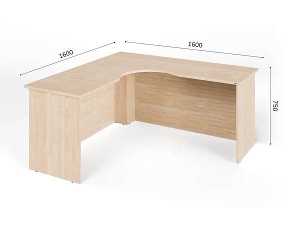 ЛАЙТ / LIGHT RLG006-16x16 Стол Стелс 160x160x75 Дуб Сонома - Вид 2