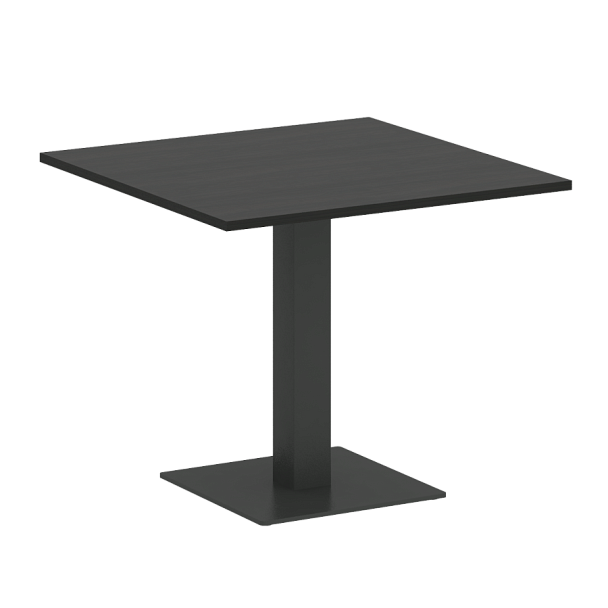 Home Office Стол квадратный VR.SP-5-90.2 Суар тёмный/Антрацит металл 900*900*750 - Вид 1