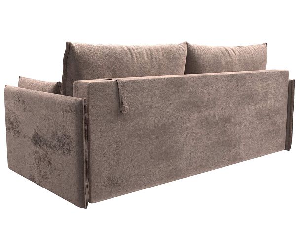 Диван прямой Сайгон Велюр бежевый - Вид 6