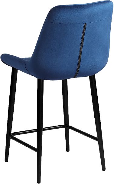 Комплект полубарных стульев Эйден, Confetti blue/черный, 4 шт. - Вид 5