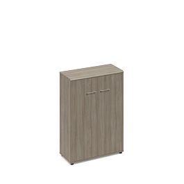 Шкаф средний закрытый (топ МДФ) Time metal МР 9364 МП/ВЛ/ВЛ вяз либерти - Фото предпросмотра