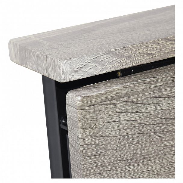 Стол на металлокаркасе BRABIX "LOFT CD-001", 800х440х740 мм, складной, цвет дуб антик, 641210 - Вид 8