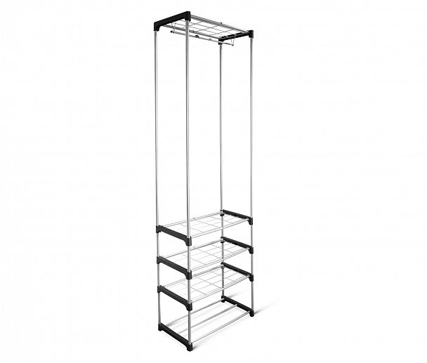 Вешалка-штанга Sheffilton SHT-WR12 черный/хром лак - Вид 3