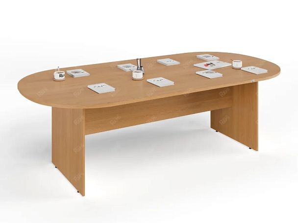 ЛАЙТ / LIGHT RLG010-24x12 Конференц-стол 240x120x75 Бук - Вид 4