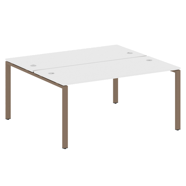 Metal System Р. ст. на П-образном м/к БП.РАС-СП-2.4 Белый/Мокко металл 1600*1475*750 - Вид 1