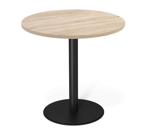 Стол Sheffilton SHT-TU43/TT 80 ЛДСП черный муар/дуб сонома - Вид 2