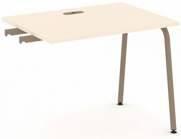 Стол приставка к опорным тумбам "ESTETICA" ES.SPR-1-LK Сатин - Вид 1