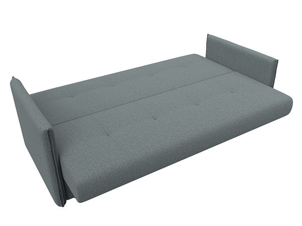 Диван-книжка Лига-018 Рогожка серый - Вид 8