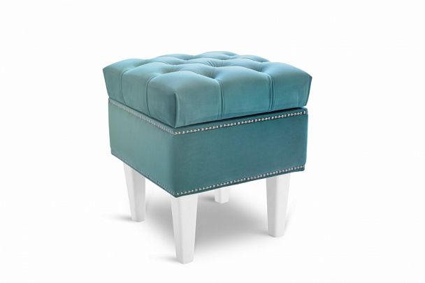 Пуф «Париж» 400 бирюзовый - Вид 1