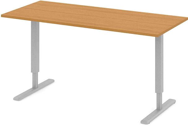 Стол офисный рабочий "Трансформер"  ПК-ТРС-СТ180Х80/ЭР-В1-24 ольха - Вид 1