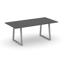 Style Project Direct Direct Стол переговорный SN-6T1.SPRG-198.3 Антрацит/Металл Серый 1980*980*750 - Фото предпросмотра