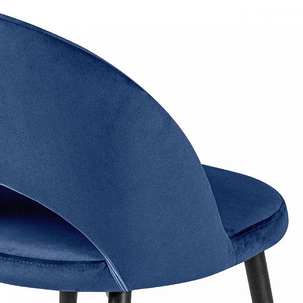 Комплект кухонных стульев Рэди синий велюр/черный, 3 шт. - Вид 9