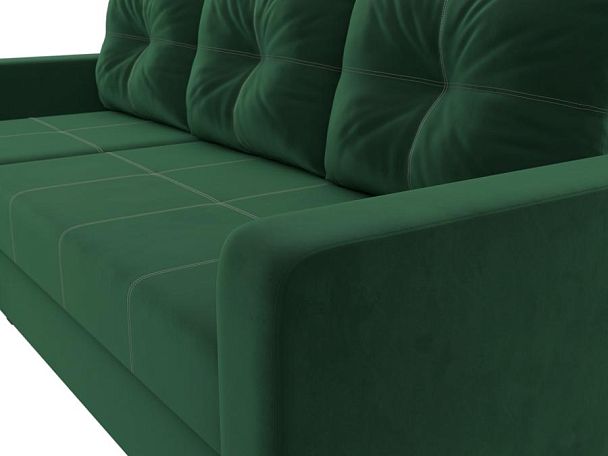 Диван угловой Ливерпуль Лайт левый угол Велюр зеленый - Вид 4