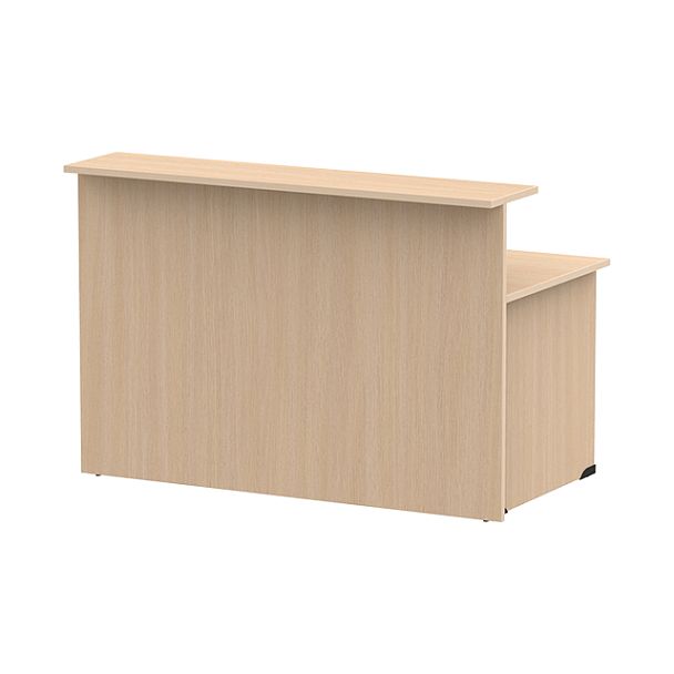 Стойка ресепшн прямая СР-160/80 дуб молочный - Вид 1