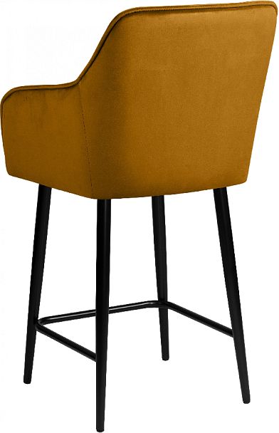 Комплект полубарных поворотных кресел Мони К, Confetti chai tea/черный, 3 шт. - Вид 6