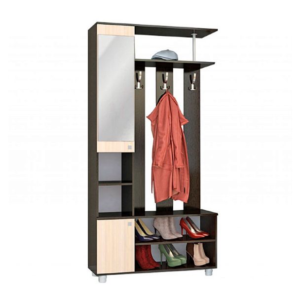 Прихожая Эконом венге/дуб молочный - Вид 2