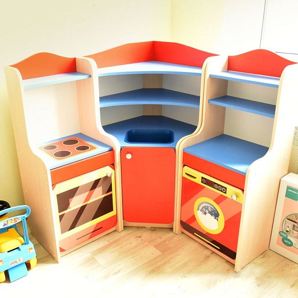 Уголок-кухня Аленушка, модуль №4, цветной фасад - Вид 3