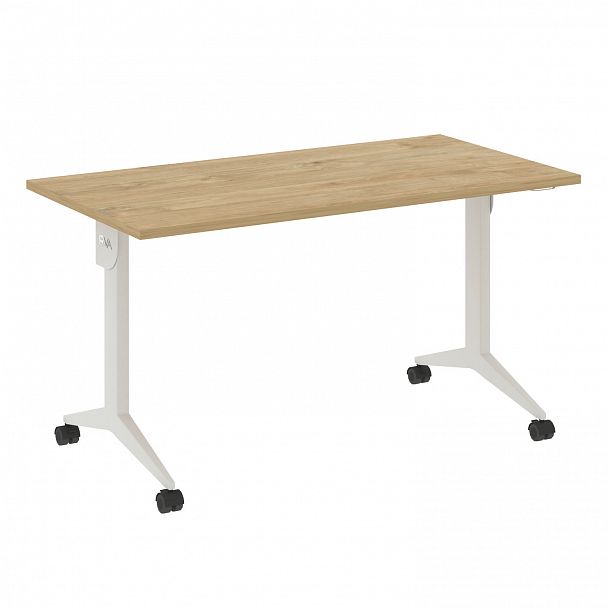 Стол складной "X-Pull" X.M-3.7 тиквуд светлый/белый - Вид 1