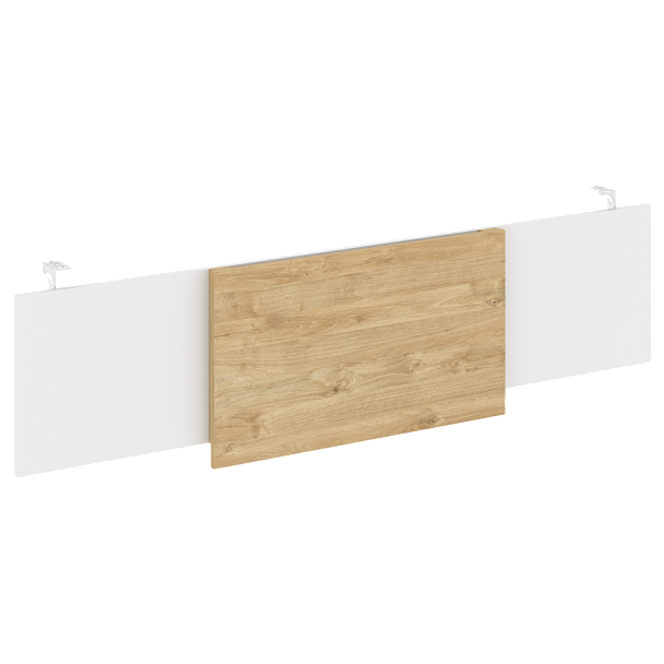 Onix Direct Lux Царга стола руководителя O.M-CSR-6 Белый бриллиант/Тиквуд светлый/Хром 1740*450*54 - Вид 1