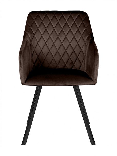 Комплект кресел поворотных Барли, Confetti coffee/черный, 2 шт. - Вид 3