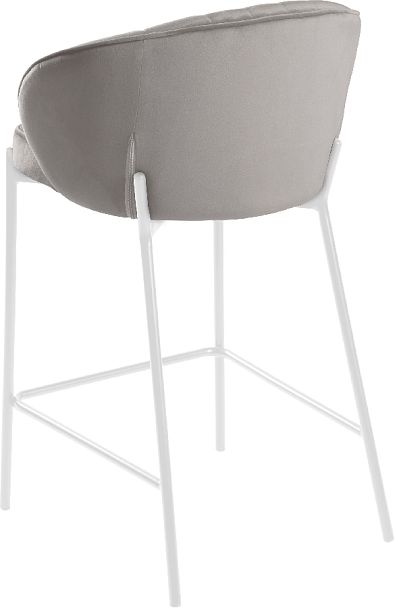 Полубарный стул Миэль светло-серый/белый - Вид 5