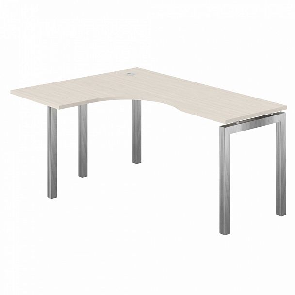 Стол эргономичный "Тандем-А" ПК-ТНА-СТЭ160Х120Л/АЖ-В2-1048 дуб альпийский - Вид 1