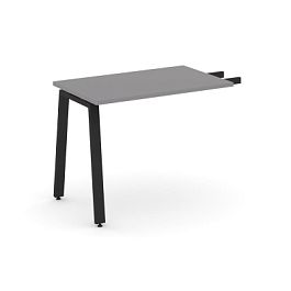 Стайл Проджект Брифинг приставка SN-6A.BR-003 Серый Пепел/Металл Черный 980*600*750 - Фото предпросмотра