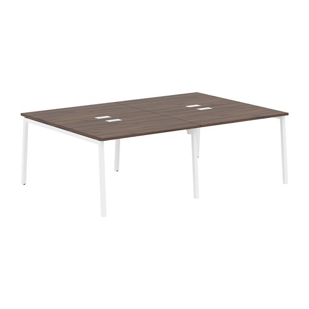 Стол 4-х местный ELWST 2316 Дуб Денвер тёмный/Белый 2326х1606х750 EDIS - Вид 1