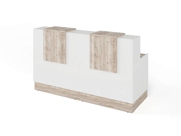 RTD084-200-MA ТАНДЕМ / TANDEM Стойка ресепшн 2-200 2000х700х1200 Дуб Маувелла - Вид 1