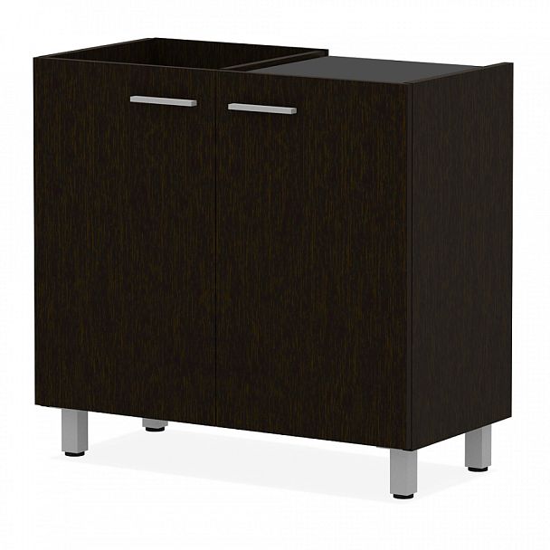 Шкаф для холодильника (необходим топ) "Президент"  ПК-ПР-ШХ84Х90/35-В1-179 дуб ферраре - Вид 1