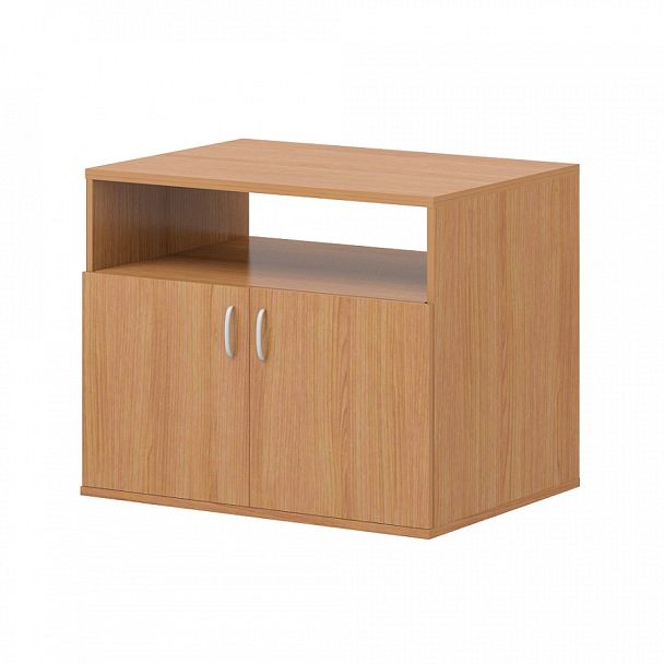 Тумба под оргтехнику "Система-M"  ПК-ССМ-ШО66Х80/35-В1-24 ольха шагрень - Вид 1