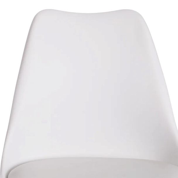 Стул Тулип Айрон Чаир/Tulip Iron Chair (мод.EC-123)/1 шт. в упаковке, металл/пластик, white (белый) - Вид 8
