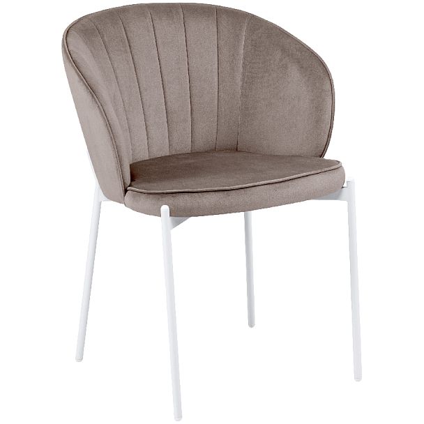 Комплект кухонных стульев Миэль мокко велюр/белый, 4 шт. - Вид 3
