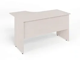 UNITY PС3-14 R ДУБ МОЛОЧНЫЙ Офисный стол угловой Правый 1400х900х750 - Фото предпросмотра