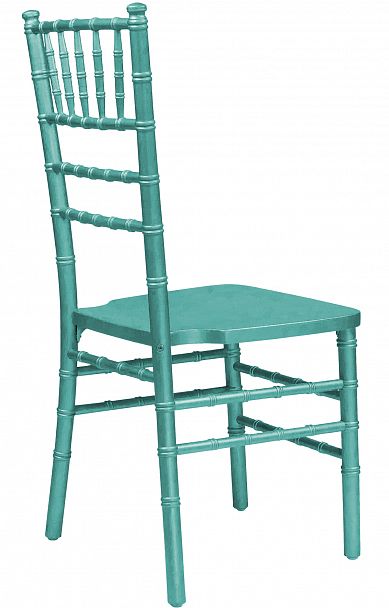 Стул Кьявари Бирюзовый, деревянный - Вид 3
